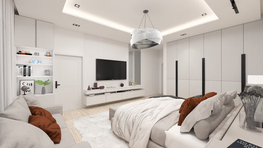 Escena de Rendering 3D Interior