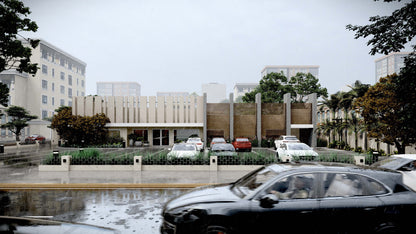 Escena Estándar de Rendering 3D Exterior