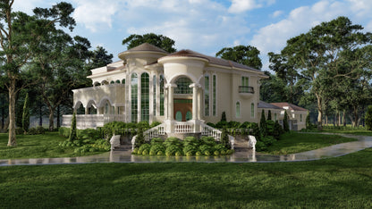 Escena Estándar de Rendering 3D Exterior